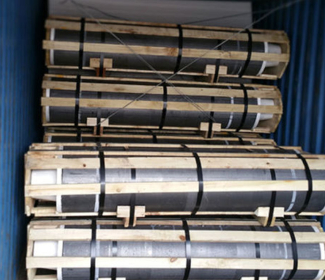 عالية الطاقة Hp الجرافيت القطب شكل شريط مستدير 75-600 مم القطر